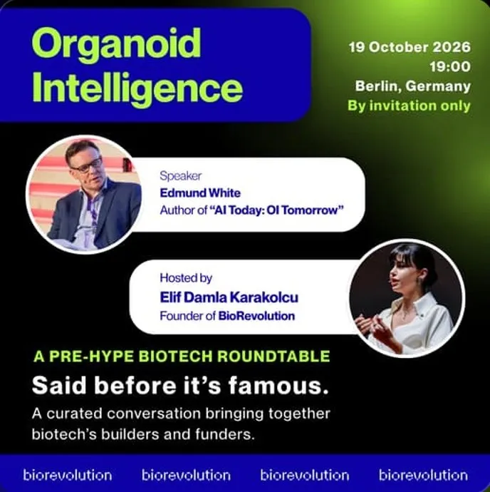 BioRevolution #4 Berlin poster: Organoid Intelligence: AI to OI